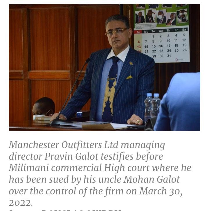 Breaking News: Mohan Galot Successfully Removes Troublemakers from Manchester Outfitters Ltd